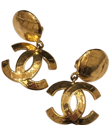 chanel earrings dangle cc|chanel cc earrings price list.